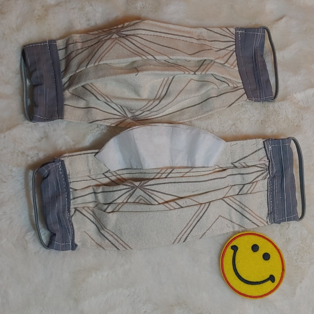 Nose Bar & Filter Pocket Fancy Face Masks